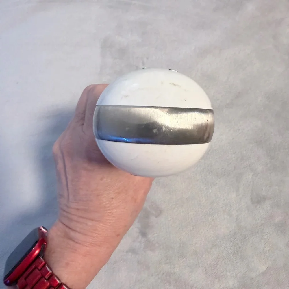 Vintage Heineken Premium Light Beer Tap Handle Draft Keg Knob White & Silver‎